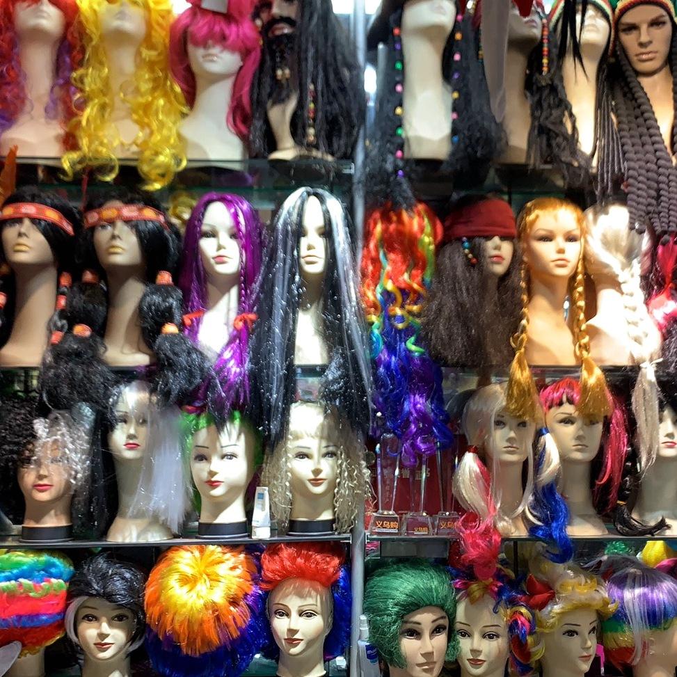 All kinds of wig style samples, wig covers, hair covers, wig samples, custom-made various types of export chemical fiber wigs based on samples