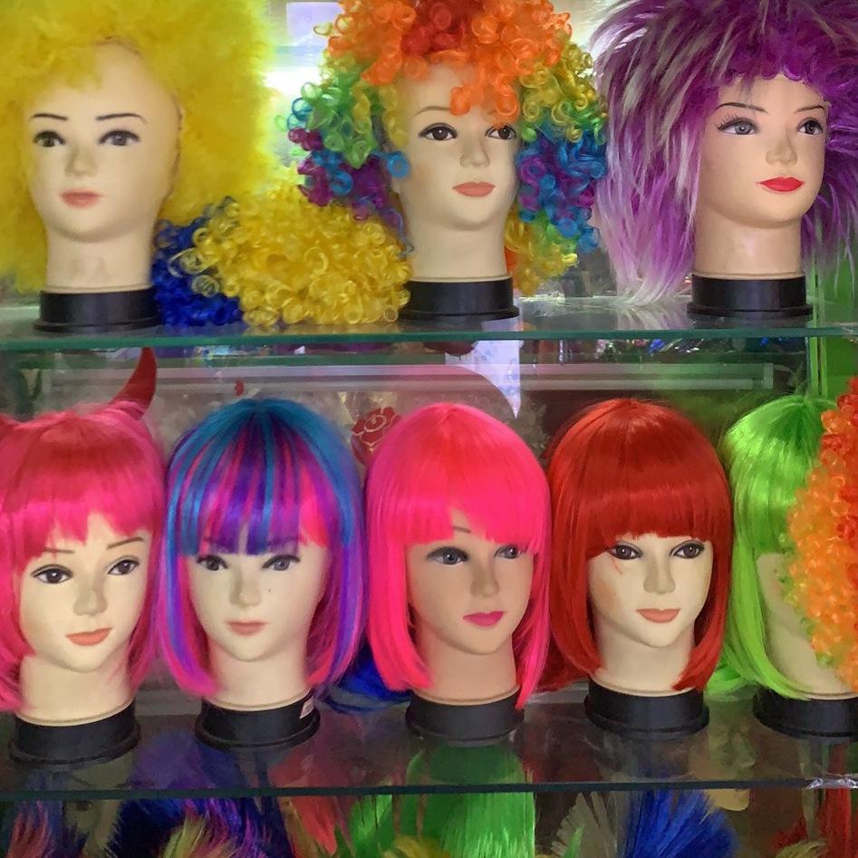 All kinds of wig style samples, wig covers, hair covers, wig samples, custom-made various types of export chemical fiber wigs based on samples details Picture
