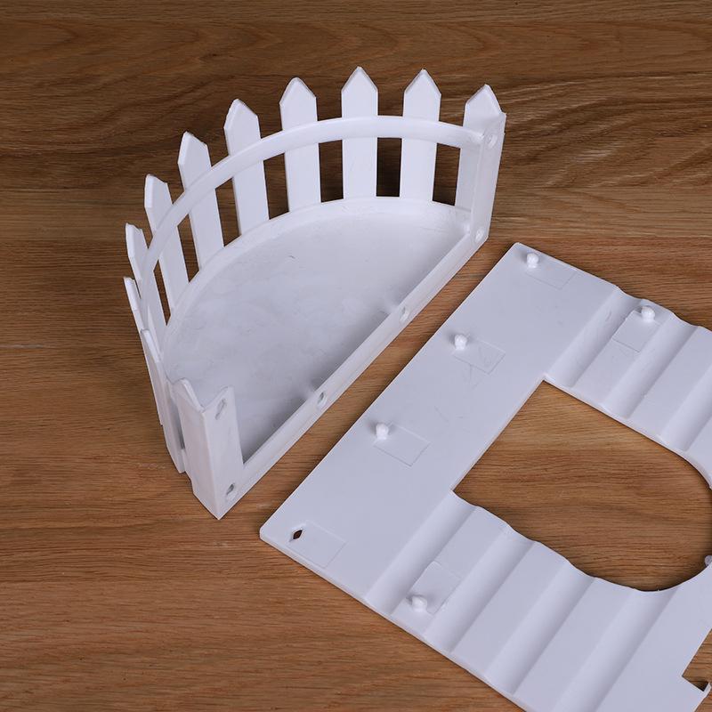 厂家供应塑料壁挂假花仿真花挂墙壁装饰花篮细节图