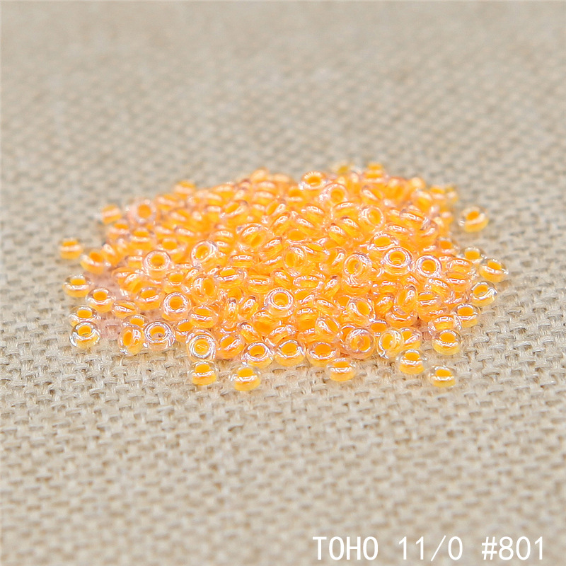 日本进口玻璃米珠TOHO东宝11/0甜甜圈系列散珠手工DIY饰品配件10g详情图6