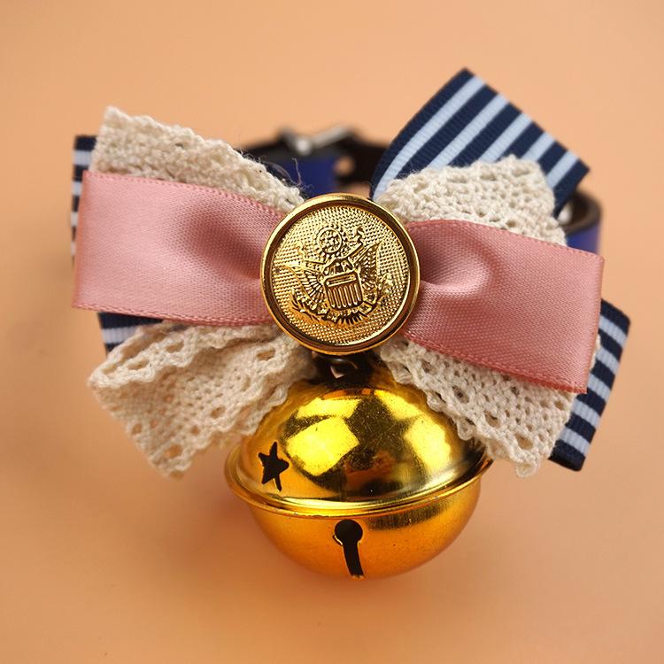 Fashionable bestsellers, small pet collars, big bell bows, dog collars, pet neck rings, one-piece consignment undefined