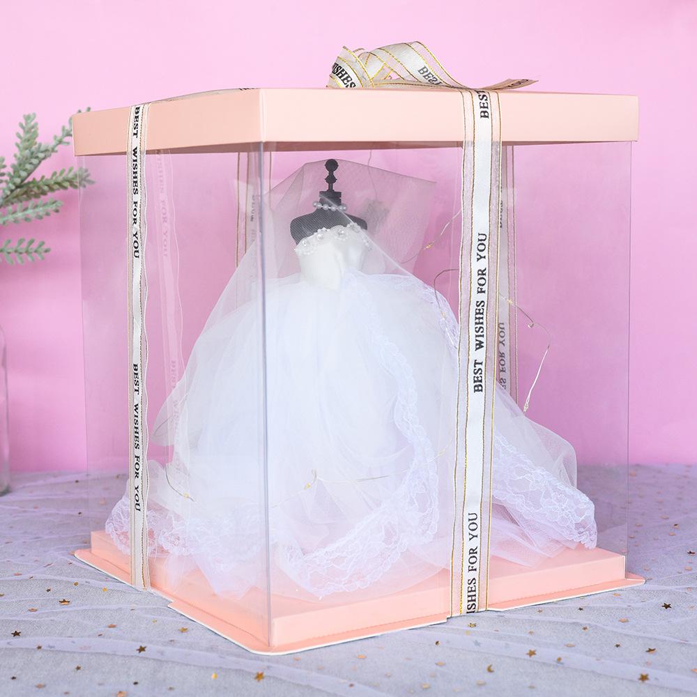 Creative wedding dress models, birthday gifts, girls' gifts, graduation gifts for students, ins ornaments, diy handicrafts