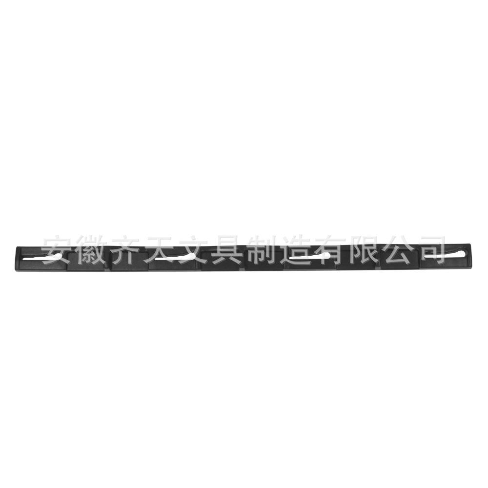 【厂家直供】4孔塑料压纸器 4孔压条 黑色压条 4孔夹压纸器