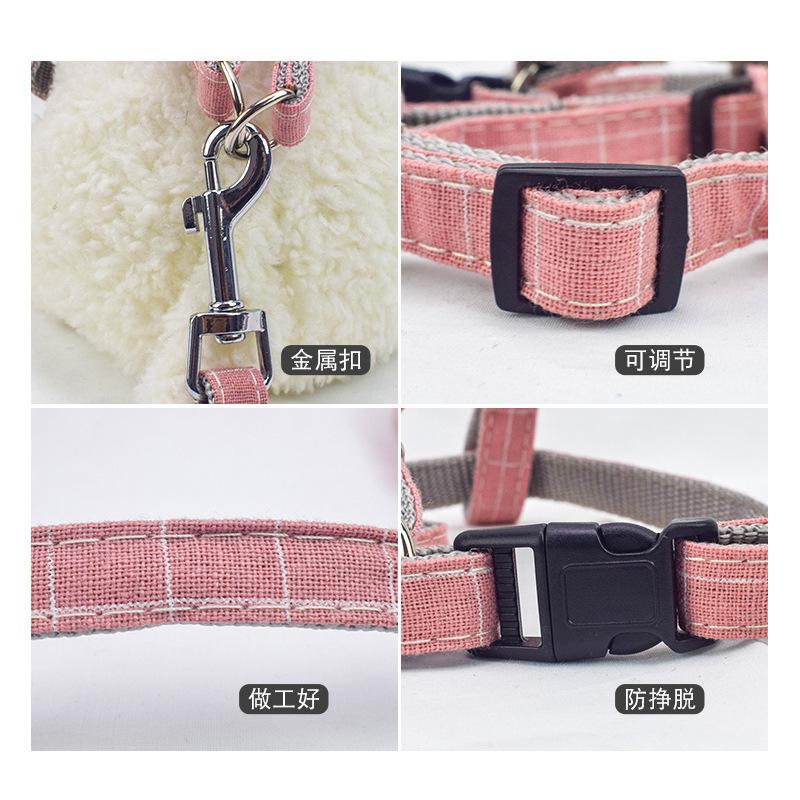 Pet supplies, pet supplies, pet supplies, one-piece consignment, anti-breakaway pet dog leash, patch, adjustable chest and back strap, dog leash Specification image