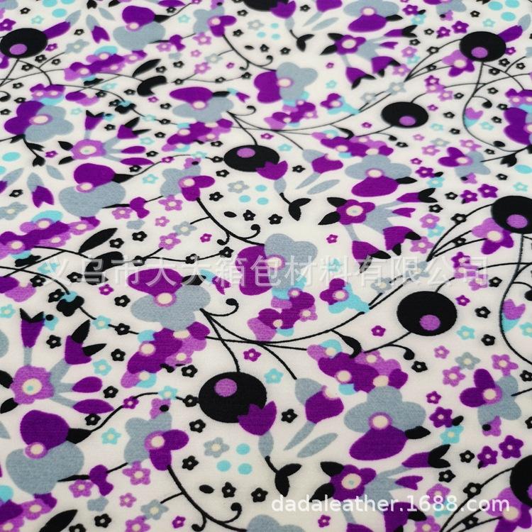 Korean velvet printing [Monthly sales of 500 pieces] Outer packaging fabrics for bags, cosmetic bags, suitcases, handbags, etc Specification image