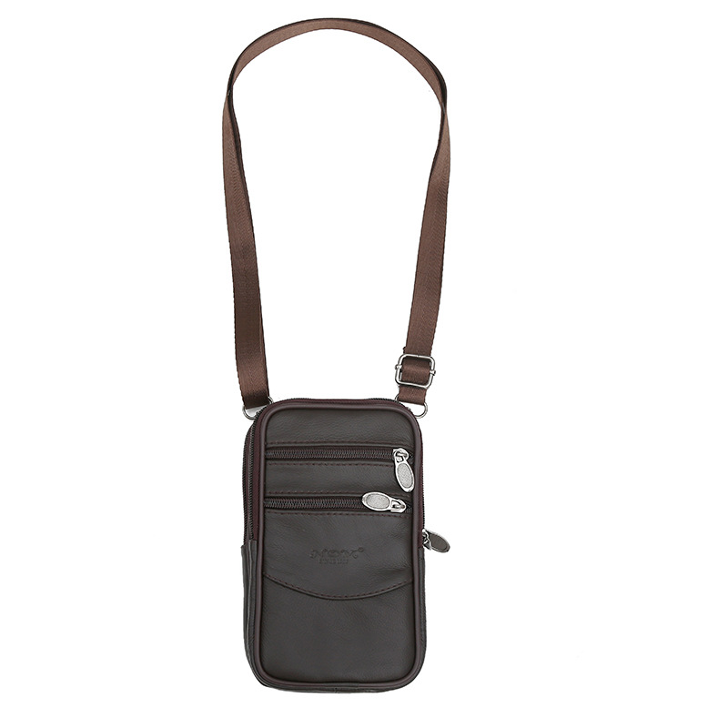 Manufacturers Selling Four-Layer Men's Large Backpack Multi-Functional Shoulder Bag Business Oblique Span Portable Office Mobile Phone Bag Item Picture