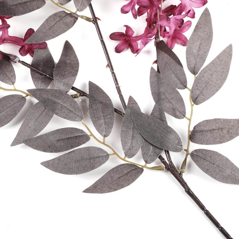 Lilac flower simulation encryption wisteria flower wedding ceiling decoration cherry blossom silk flower home artificial flower artificial bouquet Specification image
