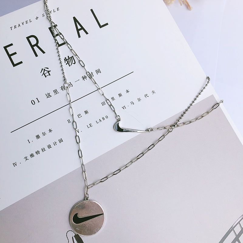 时尚酷女冷淡风INS欧美笑脸十字架钩子ins风潮人个性多层秋冬毛衣详情图8