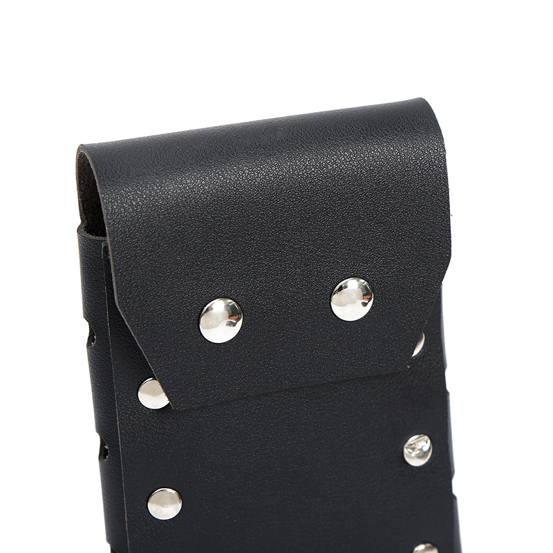 New Selling Fashion Men's Waist Pack Outdoor Leisure Vertical Square Wear Belt Nail Bag Waterproof Customization Wholesale details Picture