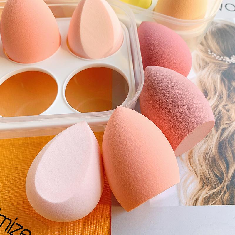 Makeup egg sponge egg powder puff don't eat powder air cushion super soft makeup egg storage box dry and wet makeup tool Item Picture