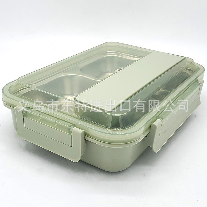Stainless steel lunch box 304, lunch box tableware, student lunch box, insulated compartments, sealed plates, children's lunch plates Application Scenario