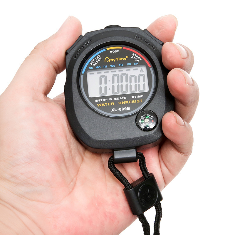 Manufacturers direct supply XL-009B professional electronic stopwatch metal sports running chronograph stopwatch professional production thumbnail