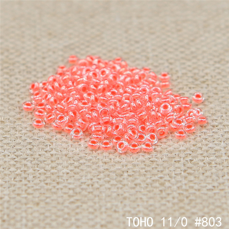 日本进口玻璃米珠TOHO东宝11/0甜甜圈系列散珠手工DIY饰品配件10g详情图9