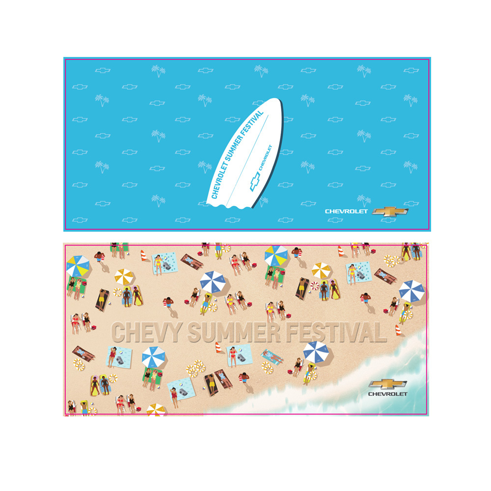 厂家直销跨境70*140超细纤维沙滩成人浴巾吸水印花沙滩巾可定制白底实物图