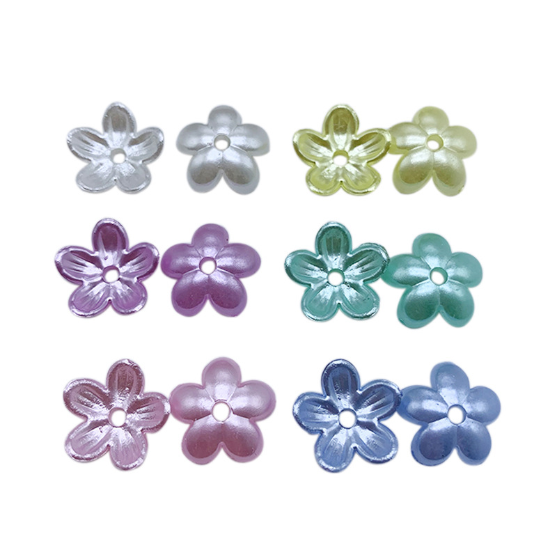 Factory direct sales of ABS mid-hole headwear, hairpin accessories, small flower diy handcrafted retro headwear accessories, versatile Item Picture