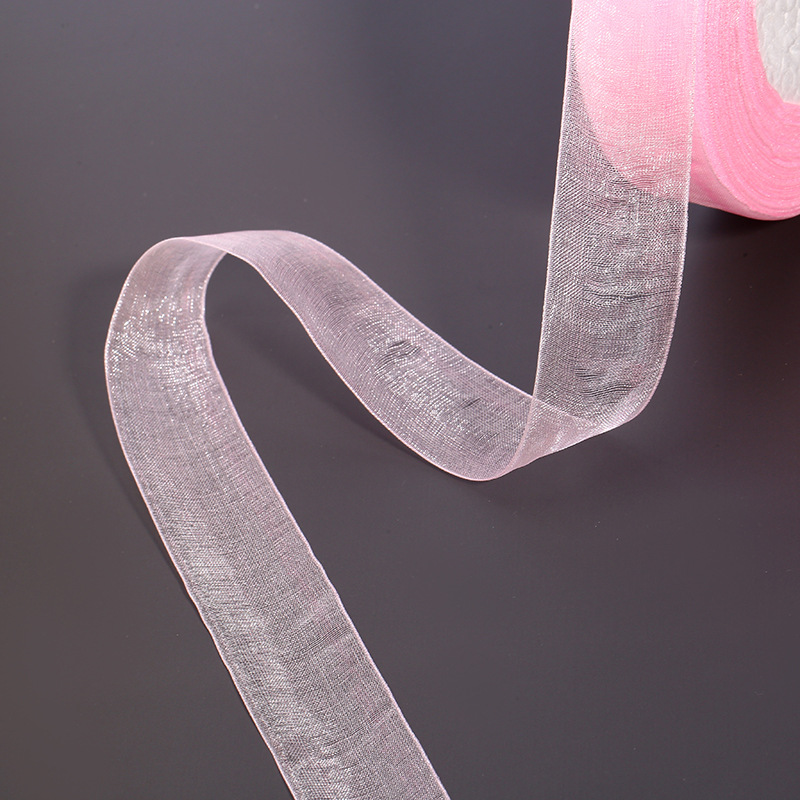 Transparent Ribbon Bow Transparent Ribbon Cake Wrap With Diy Handmade Hair Accessories Snow Veil With Birthday Gift undefined