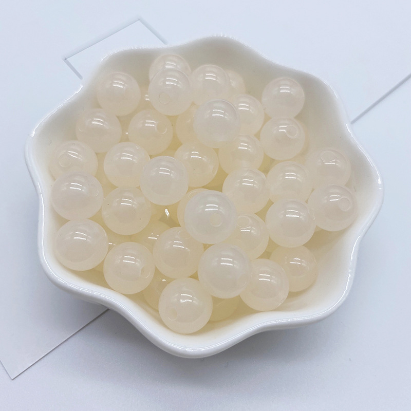 Acrylic through-hole jelly beads are versatile. They are the same light-colored beads as the popular ones. diy fresh color and versatile accessories undefined