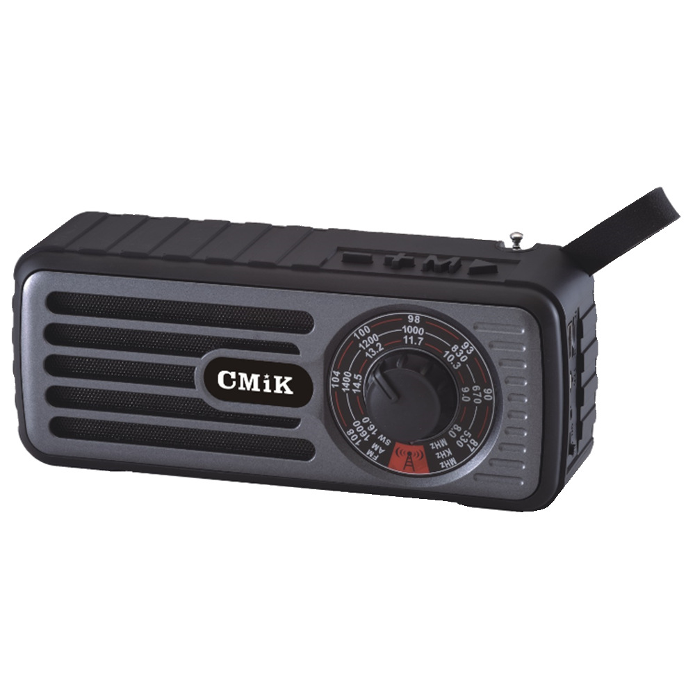 可充电插卡U盘TF卡播放器便携式调频半导体应急灯DC充电收音机