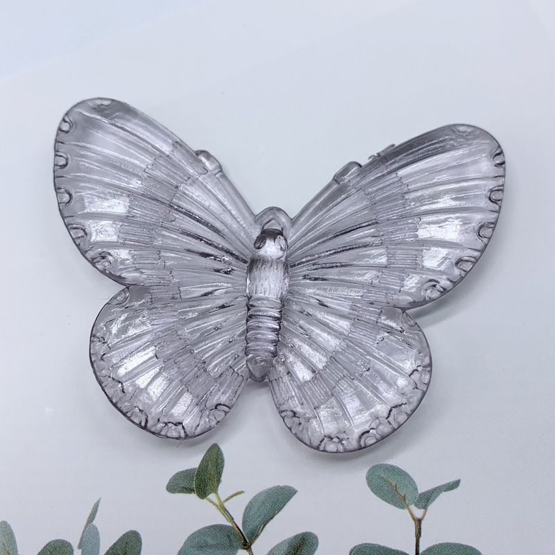 ins透明蝴蝶地摊货源吊孔大小号 厂家直销亚克力夏天色搭配包包珠详情图10