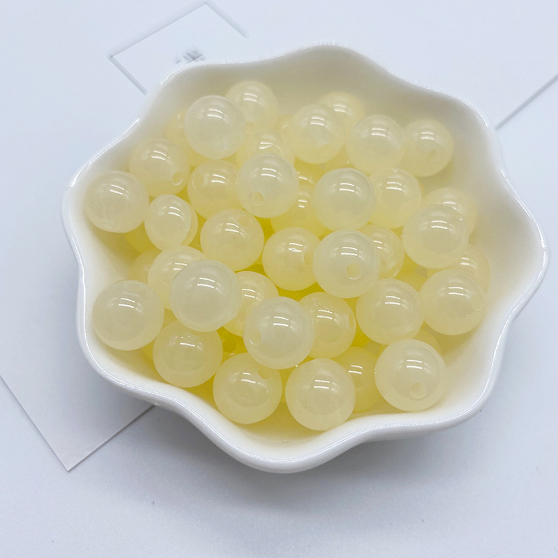 Acrylic through-hole jelly beads are versatile. They are the same light-colored beads as the popular ones. diy fresh color and versatile accessories undefined