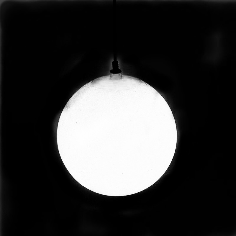 Cross-border outdoor led rice ball hanging tree lamp, crystal spherical shape, kindergarten street lighting landscape decoration Specification image