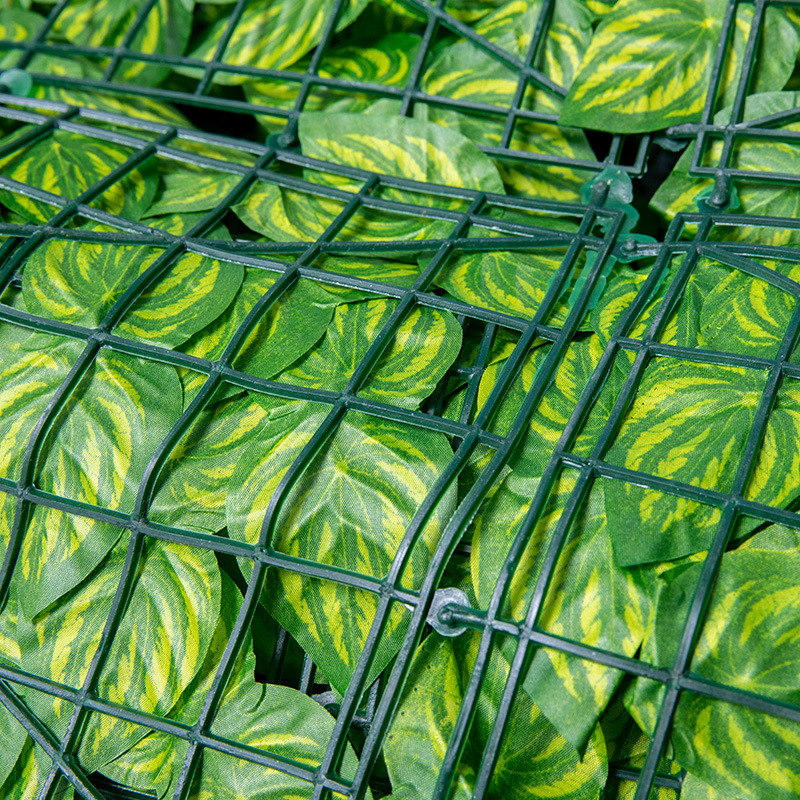 Artificial leaf fence net enclosure, artificial fence, artificial balcony fence, artificial plant rattan fence guardrail Application Scenario