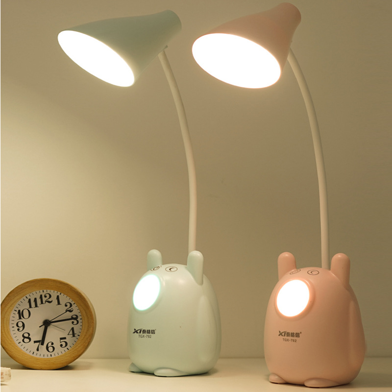 泰格信TGX-792少女心led护眼充电台灯书桌学生写字创意灯礼品定制细节图