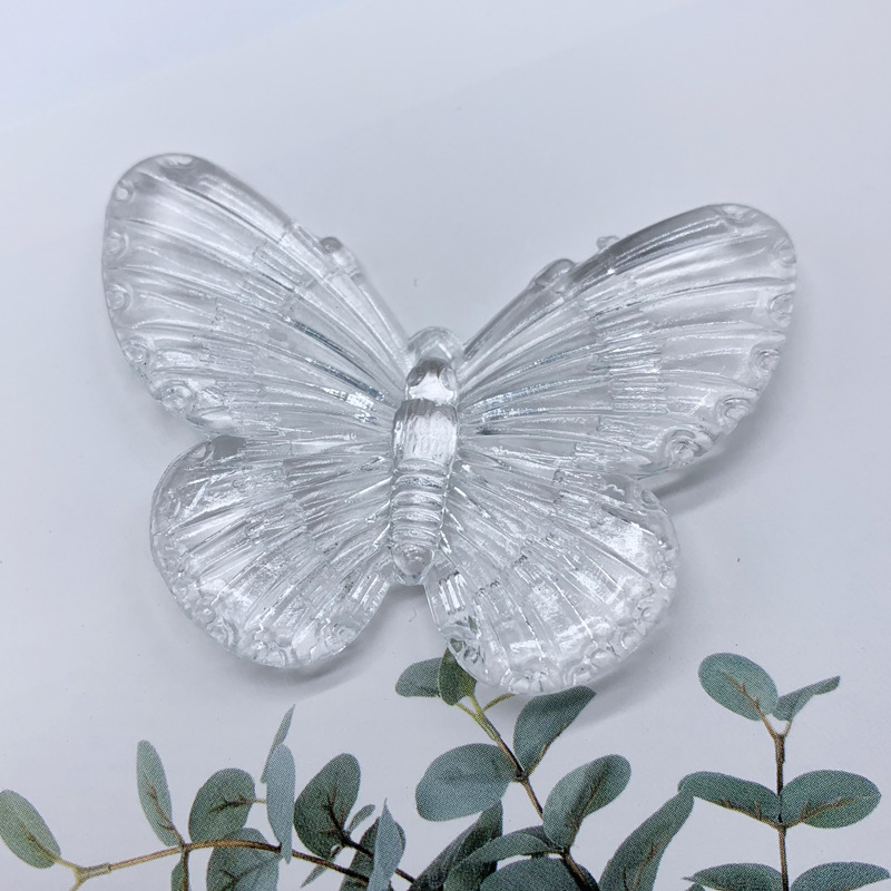 ins透明蝴蝶地摊货源吊孔大小号 厂家直销亚克力夏天色搭配包包珠详情图9