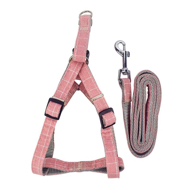 Pet supplies, pet supplies, pet supplies, one-piece consignment, anti-breakaway pet dog leash, patch, adjustable chest and back strap, dog leash Item Picture