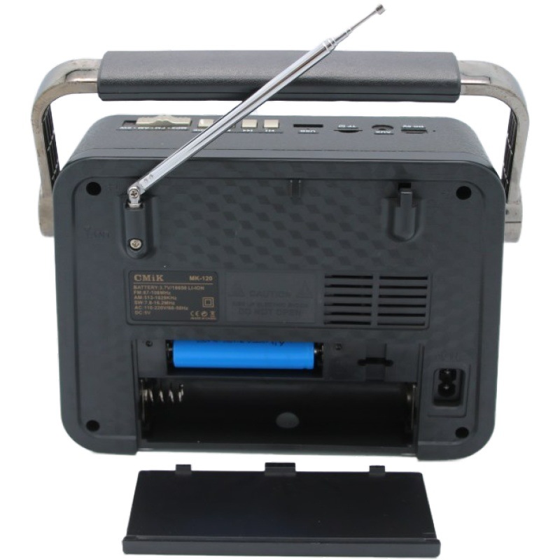 European and American retro radio, desktop for the elderly, old-fashioned card-inserting Bluetooth speaker, remote control FM medium wave and short wave broadcasting Specification image