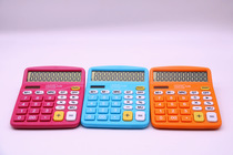 Factory direct sales Super Smart CL-837 cross-border calculator 12-digit four-color color calculator