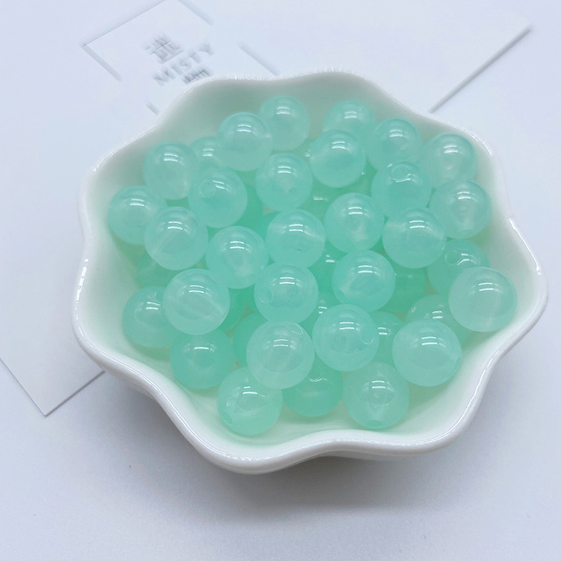 Acrylic through-hole jelly beads are versatile. They are the same light-colored beads as the popular ones. diy fresh color and versatile accessories undefined