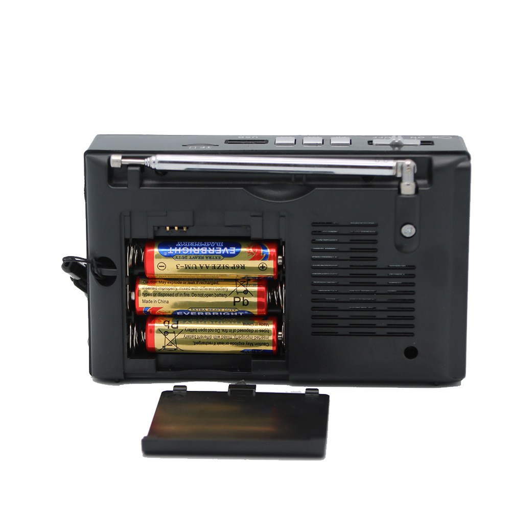 cmik multi-band multi-functional card-inserting flashlight radio, export-oriented speaker radio, card-inserting radio Specification image