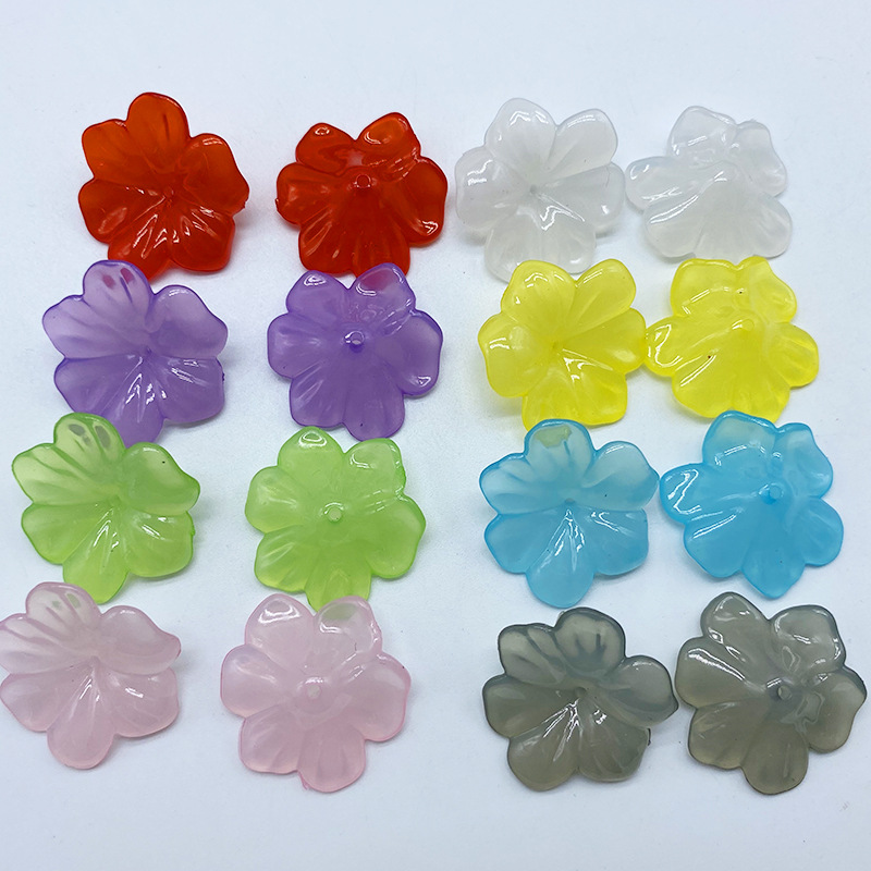 diy simple handcrafted ancient-style headwear and hairpin accessories factory direct sales acrylic jelly petal accessories undefined