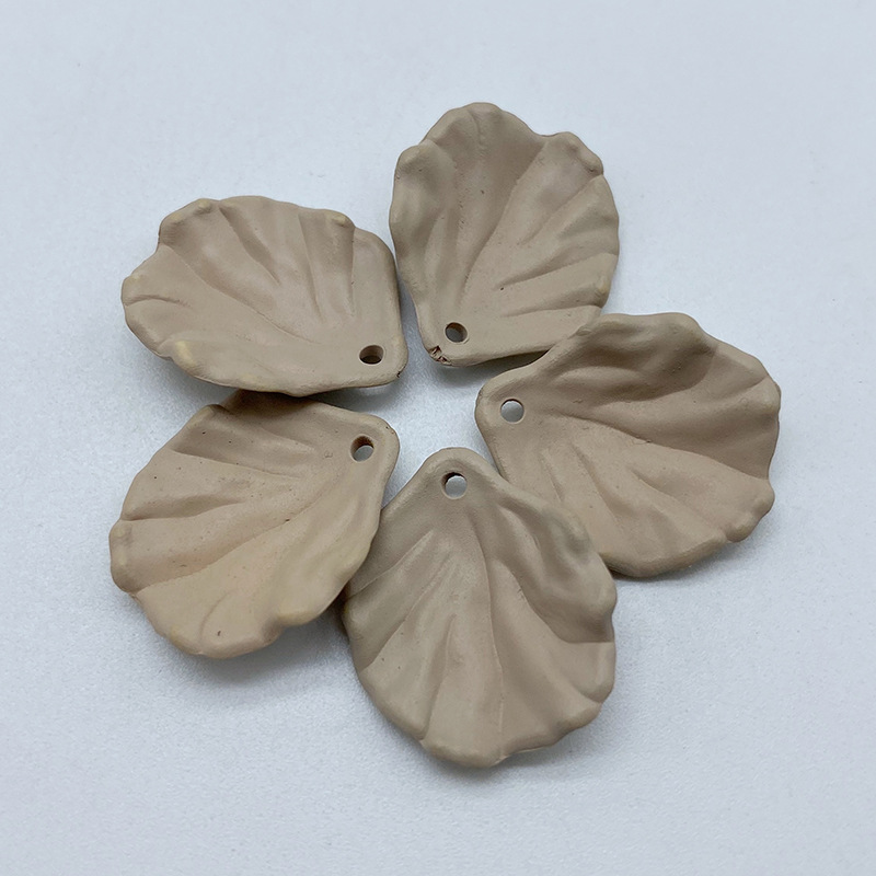 Acrylic hanging hole, spray-painted cabbage leaf, handcrafted earrings and hairpins, diy summer color series, matte touch leaf undefined