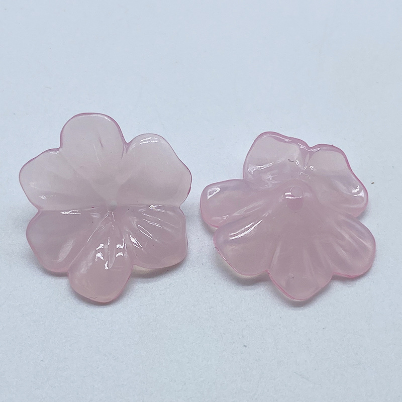 diy simple handcrafted ancient-style headwear and hairpin accessories factory direct sales acrylic jelly petal accessories undefined