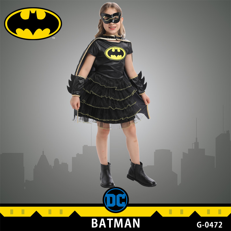 万圣节cosplay服装 儿童表演服演出服G-0472女孩子蝙蝠侠装焕佑批发