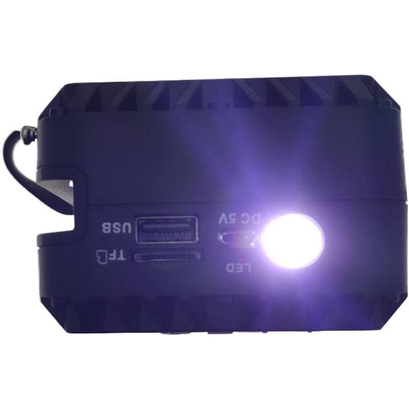 cmik solar-powered rechargeable radio, flashlight, multi-functional player, FM semiconductor Bluetooth mini speaker Item Picture