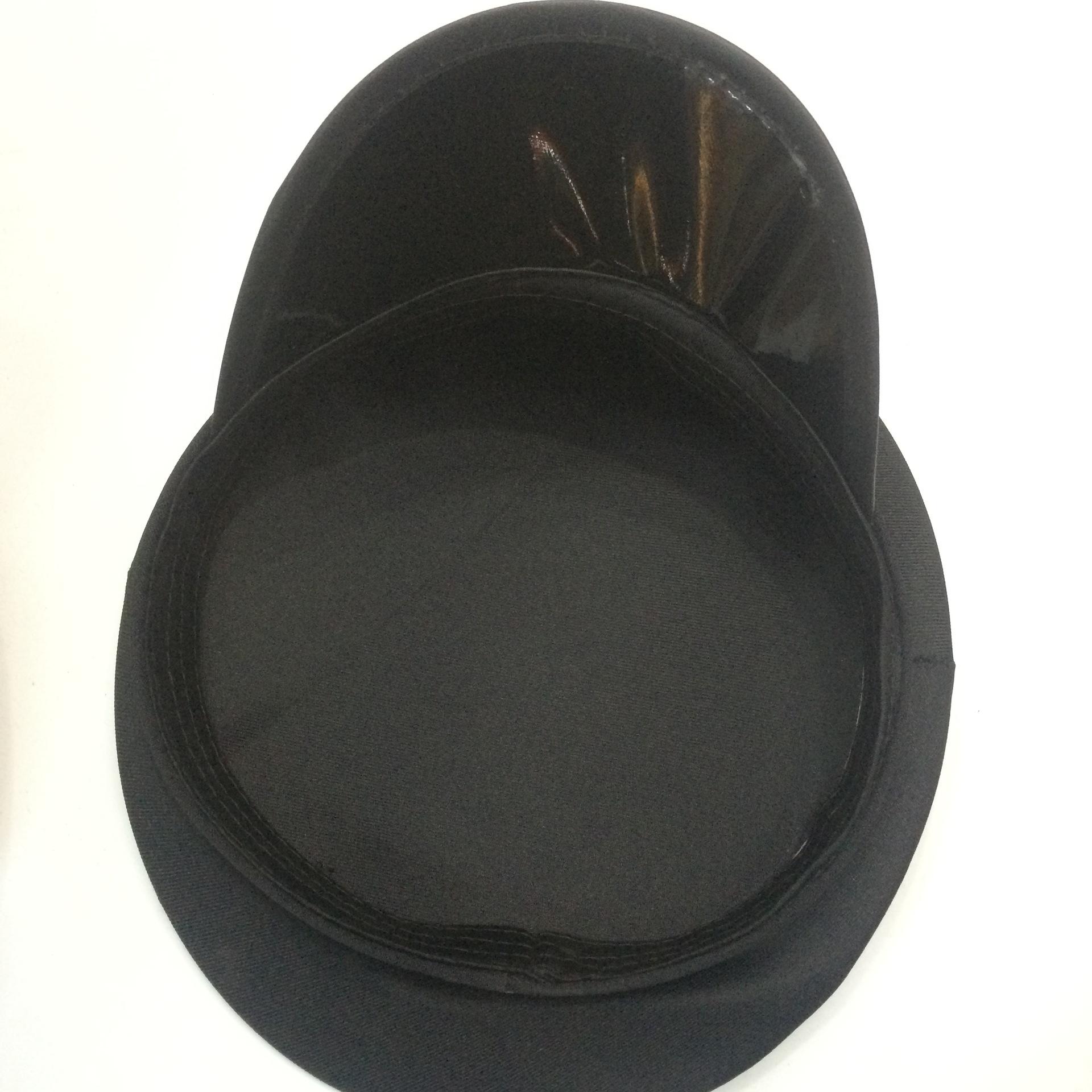 Black PC police hats, black and white small square checkered band police chief hats, various types of police hats for export Application Scenario