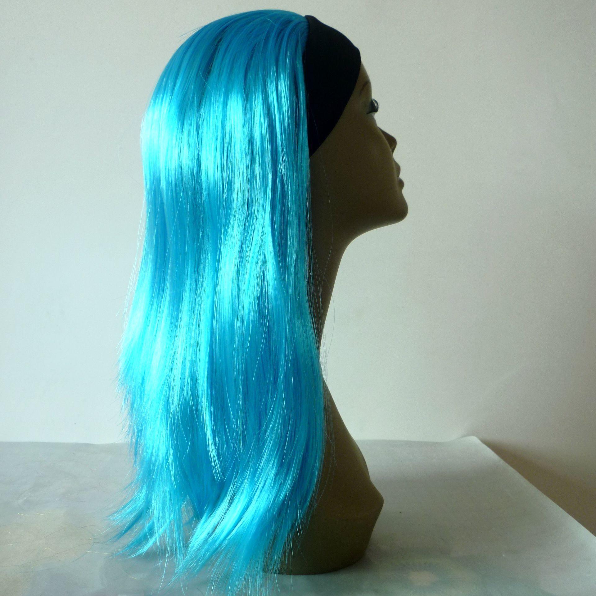 Custom-made foreign trade headbands, wigs, curly long holidays, all kinds of headbands, long straight curly wigs, and performance wigs for innocent girls details Picture