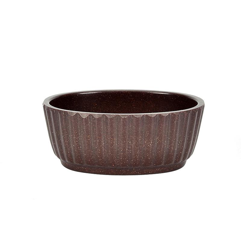 The manufacturer supplies Y113 series vertical striped oval antique flower POTS and flower vases details Picture