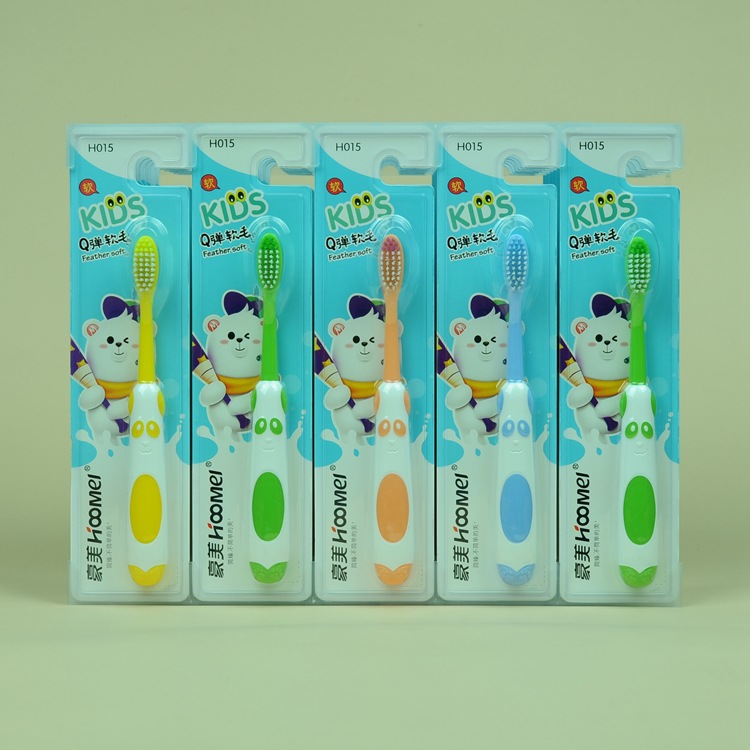Yiwu commodity department store toothbrush wholesale Haomei 015 (30/ seat) cartoon soft hair children's toothbrush thumbnail