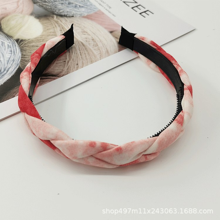 Braided Twist Braid Headband With Teeth Braid Head Buckle Korean Version Fashion Three Strands Braid Manufacturers Direct Supply Item Picture