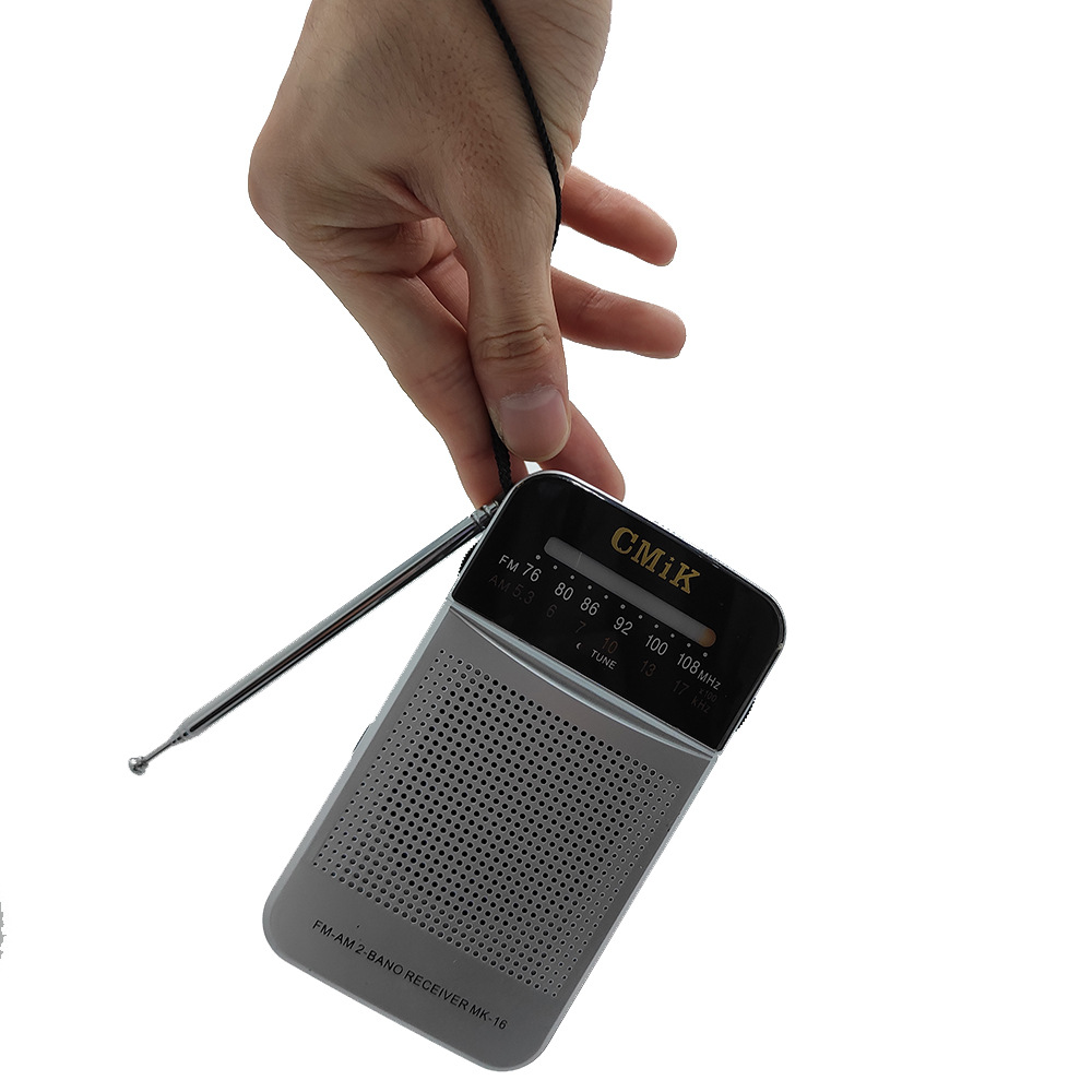 CMIK portable mini radio for the Elderly, a pocket-sized two-band FM semiconductor AM/FM radio
