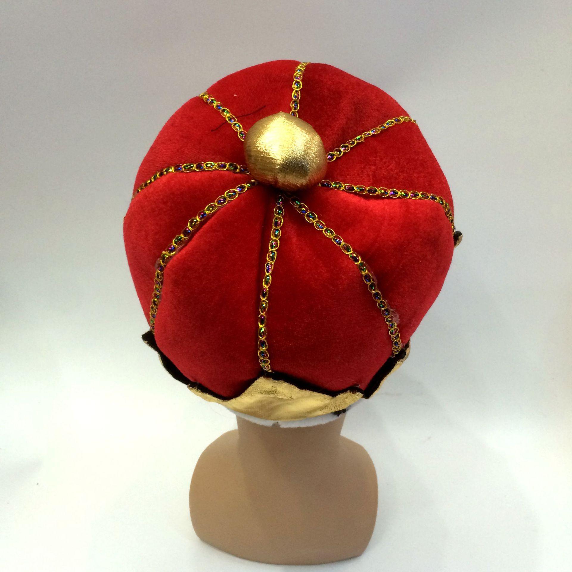 Qianfang Festival Wig Hat king hats Hat Masquerade Ball cosplay Hat Festival Hat Factory 2443 Application Scenario