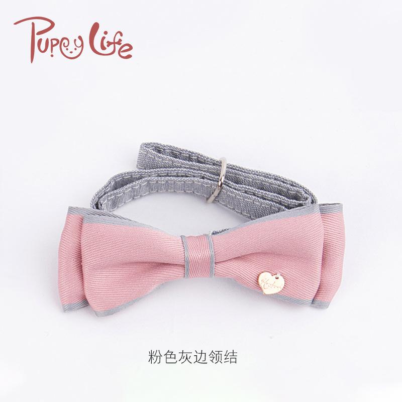 Wholesale of adjustable butterfly bow ties for cats, two-color combination, cute dog collars and dog neck rings, one-piece consignment undefined