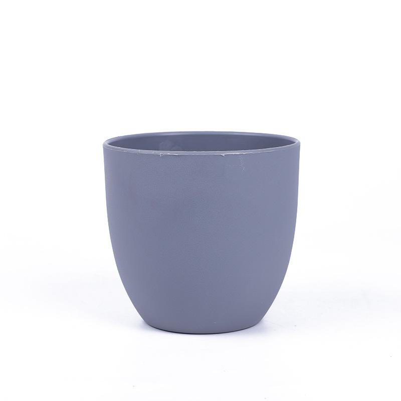 The manufacturer supplies simple succulent artificial flower arrangements, round flower POTS and imitation porcelain flower POTS details Picture