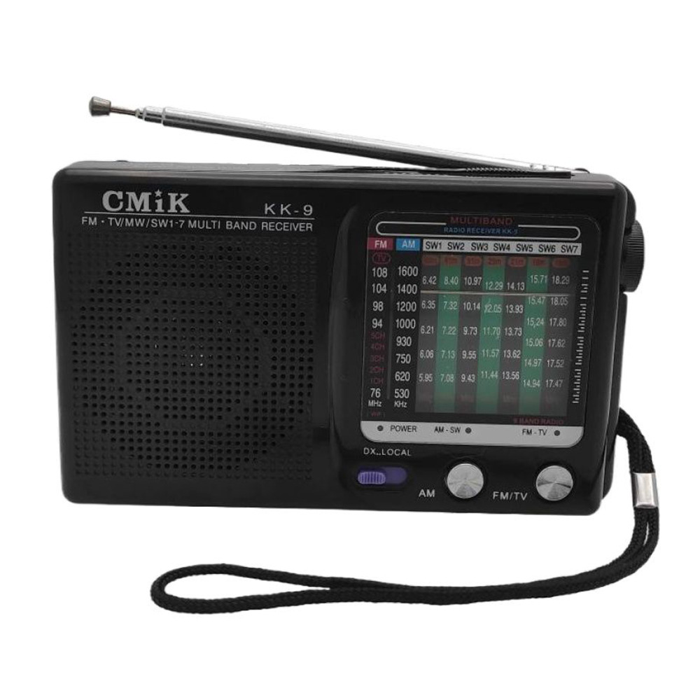 cmik kk-9 full-band vintage radio for the elderly, campus radio, English listening, FM, semiconductor Item Picture