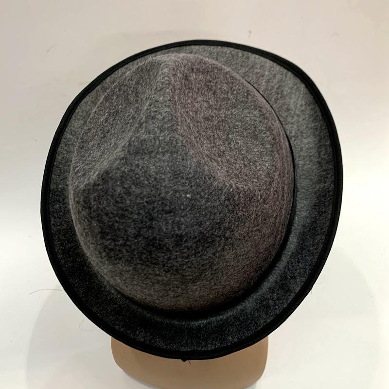Qianfang Festival wig hat, Irish hat style, grey gift hat, non-woven fabric, one-time die-casting molding, men's professional hat 4323 Specification image