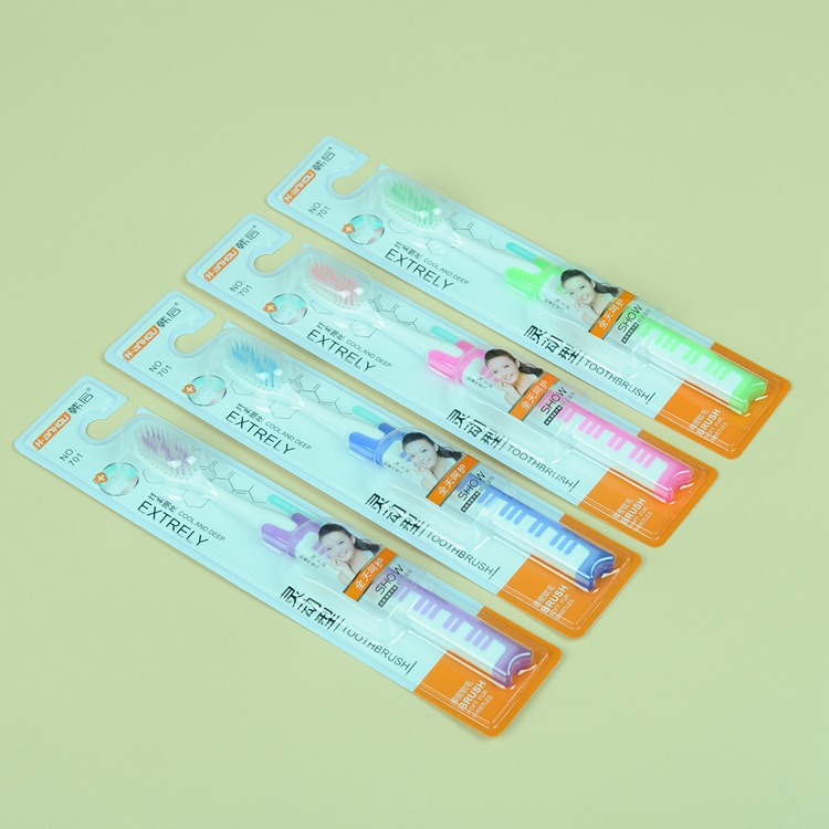 周六日用品义乌百货牙刷批发 韩后701（座装30支） 软毛供商超产品图